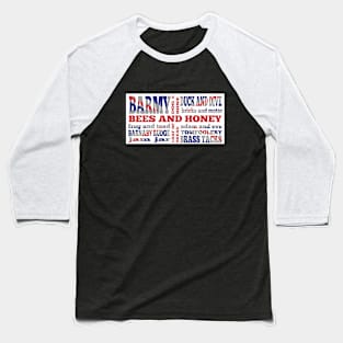 Union Jack, Cockney Rhyming Slang Baseball T-Shirt